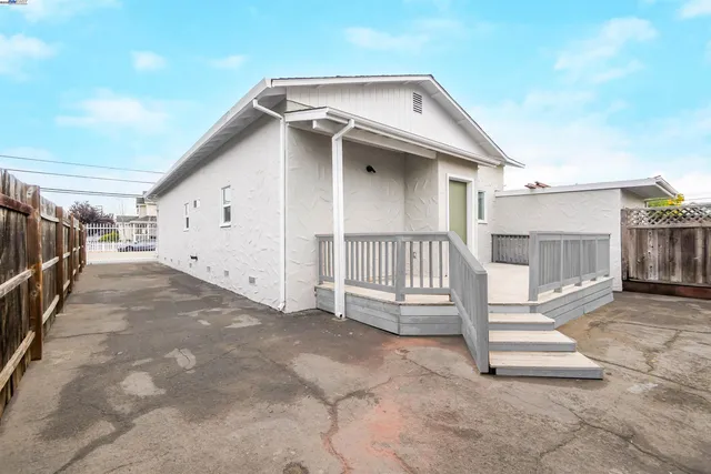 a view of a house with a sink and stairs