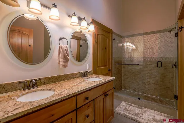 a view of an empty room with a closet