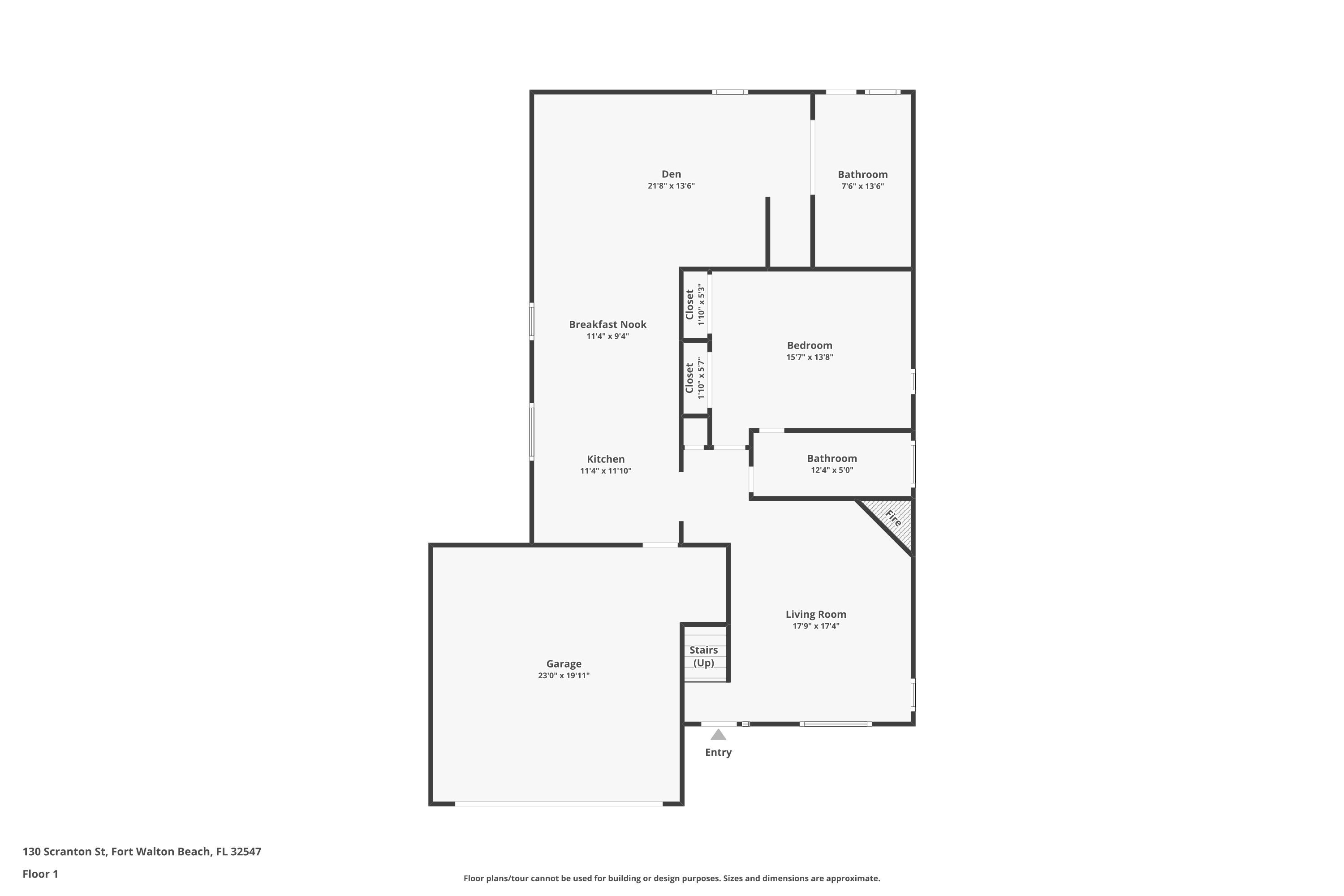 130 Scranton Street Fort Walton Beach, FL 32547 - Photo 45 of 47 a picture of floor plan
