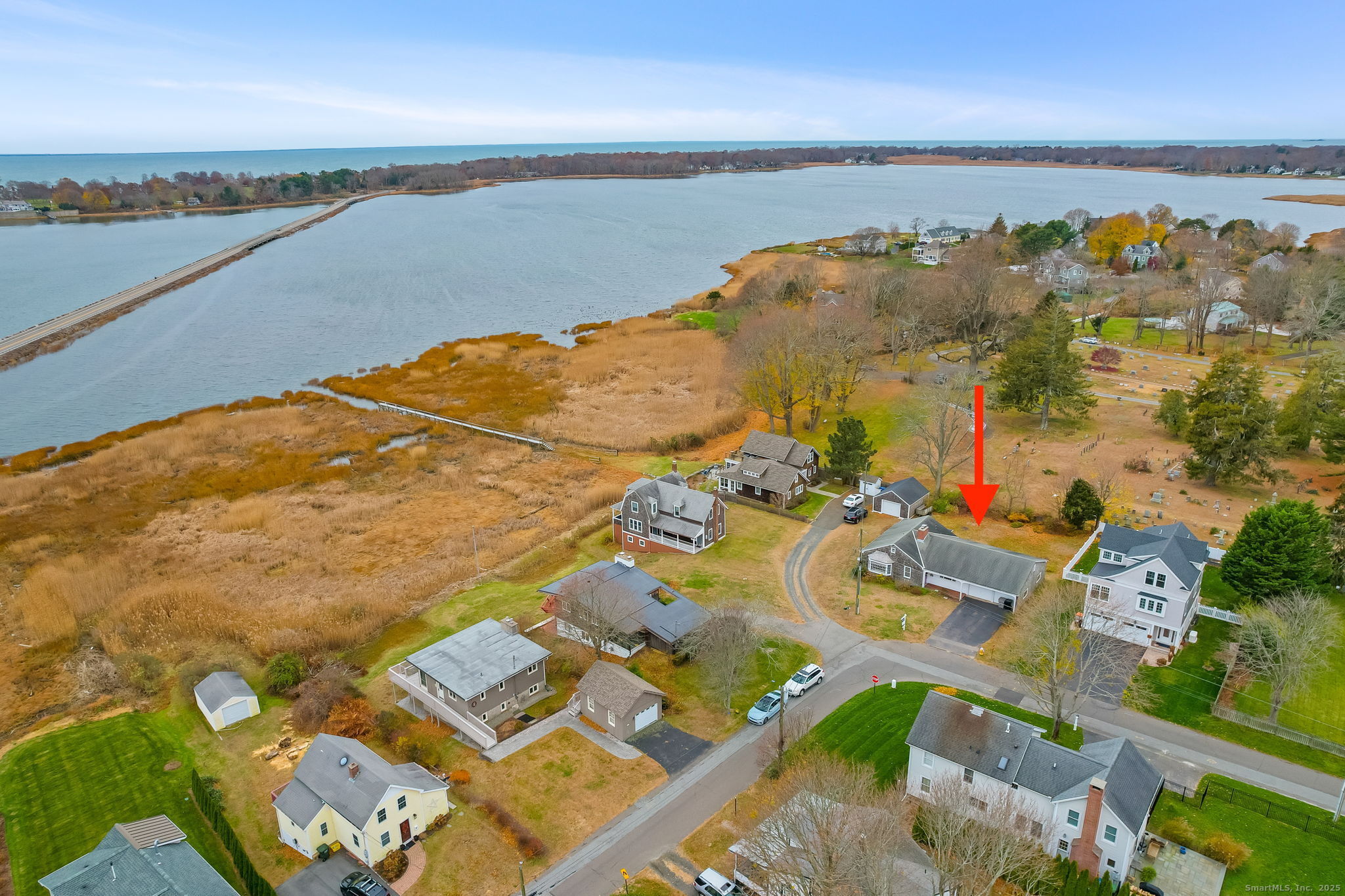 21 Fenwick Street Old Saybrook, CT 06475 - Photo 3 of 15 an aerial view of residential houses with outdoor space