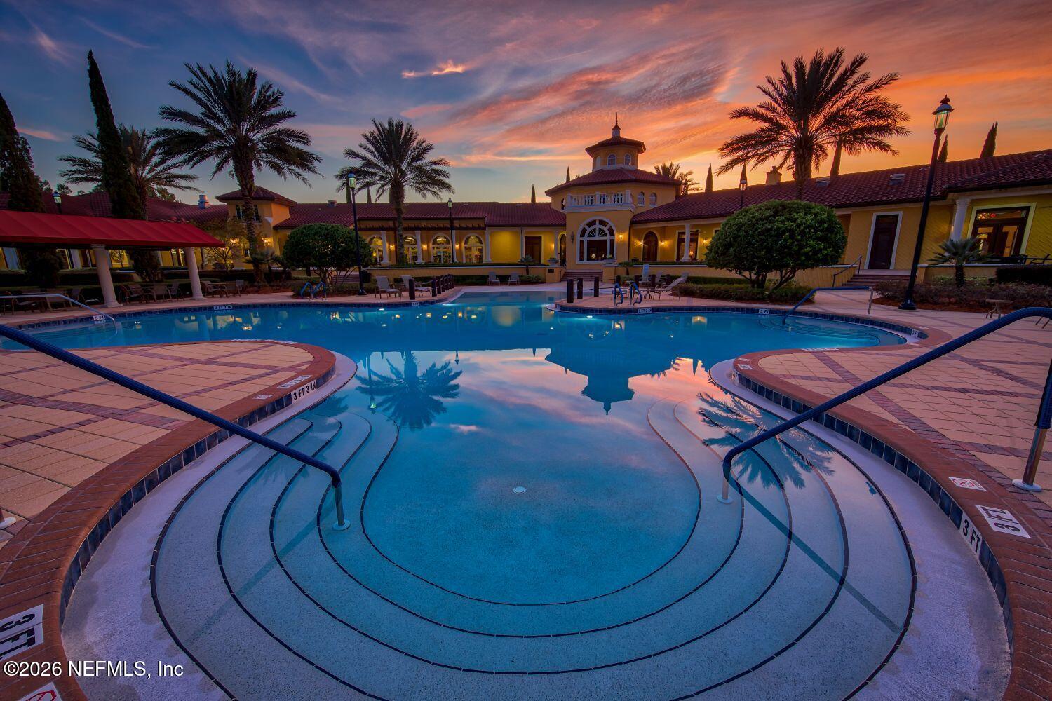 9092 Sweet Tree Trail Jacksonville, FL 32256 - Photo 29 of 31 OUTDOOR POOL EVENING