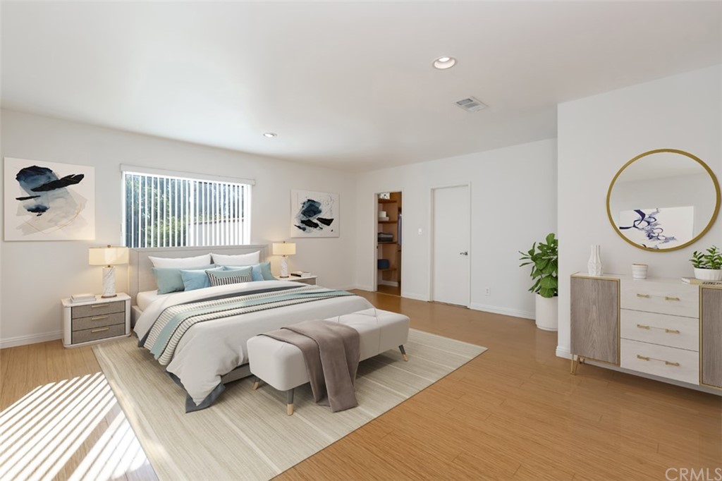 610 Del Monte Street Pasadena, CA 91103 - Photo 19 of 49 a bedroom with a bed and a dresser