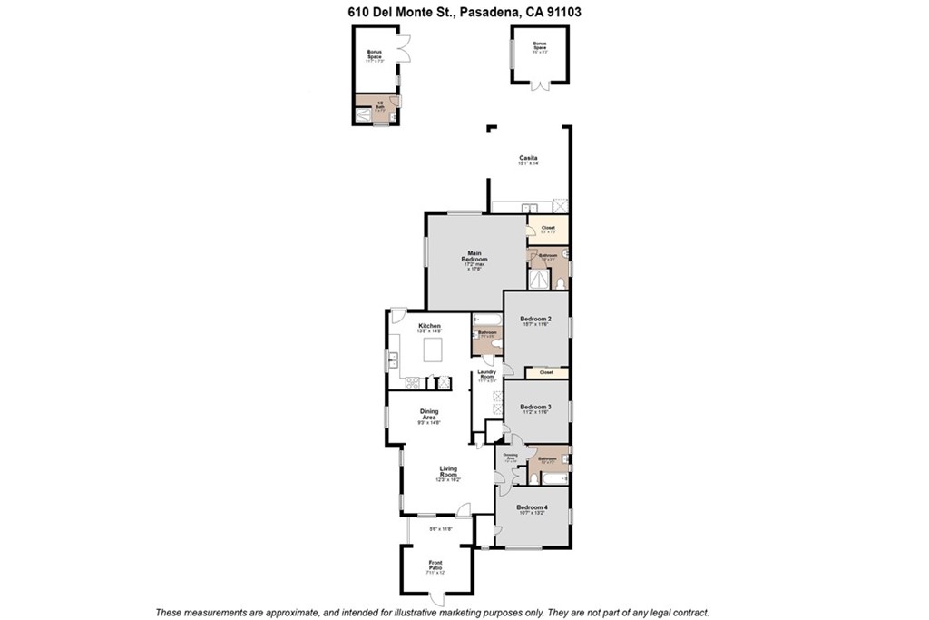 610 Del Monte Street Pasadena, CA 91103 - Photo 49 of 49 Floorplan