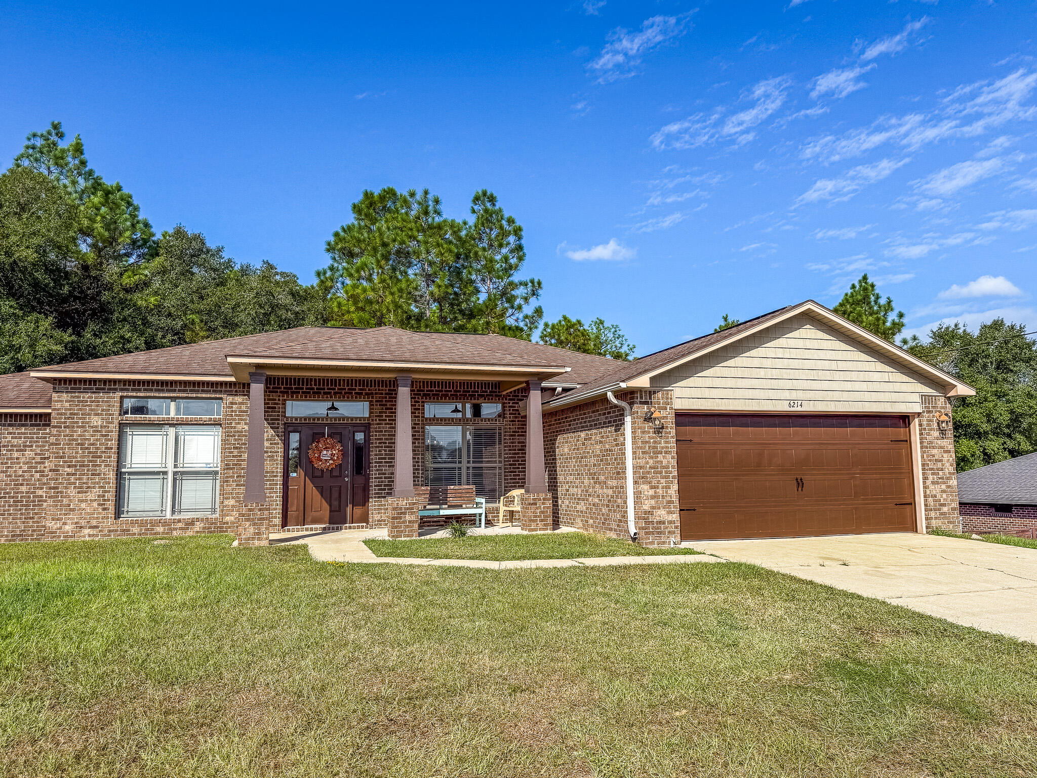 6214 Flash Lane Crestview, FL 32536 - Photo 1 of 42 front view of a house with a yard