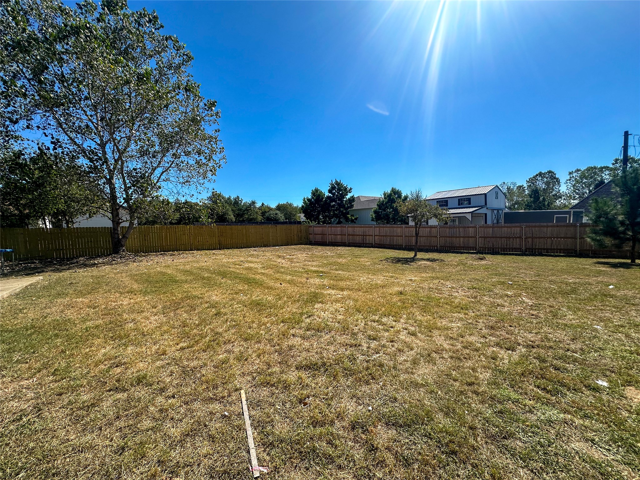 237 Cardinal Drive Paige, TX 78659 - Photo 33 of 37 View of fenced backyard