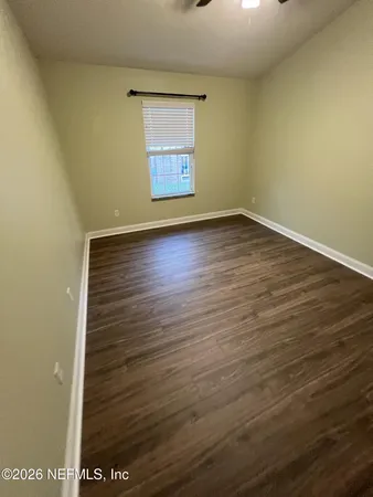 wooden floor in an empty room