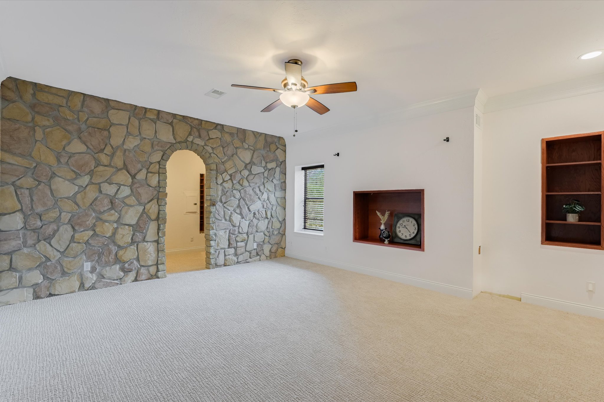 4319 Rum Runner Road Austin, TX 78734 - Photo 33 of 40 a view of empty room with fireplace