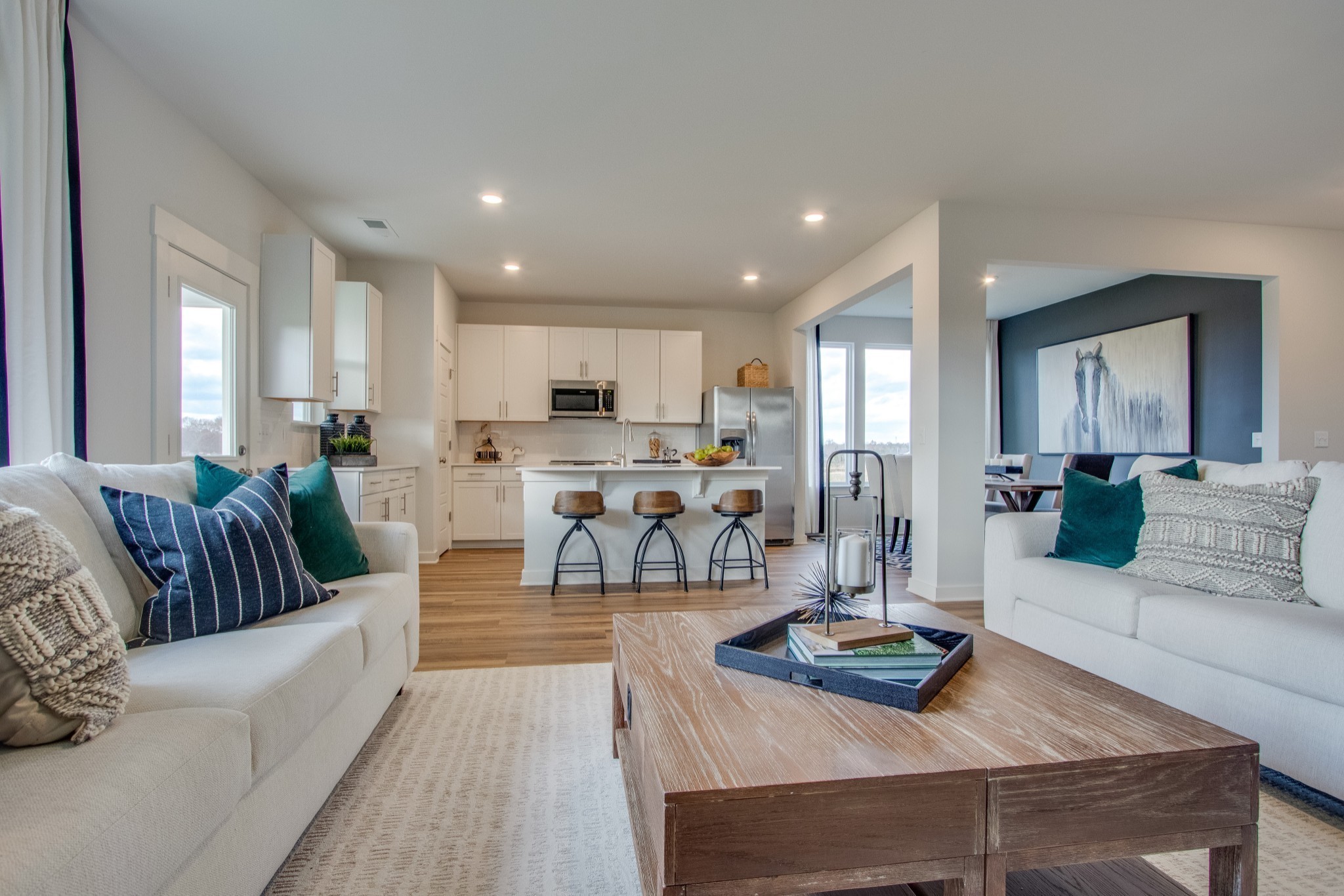 219 Goldfinch Road Mount Juliet, TN 37122 - Photo 11 of 23 a living room with furniture and kitchen view
