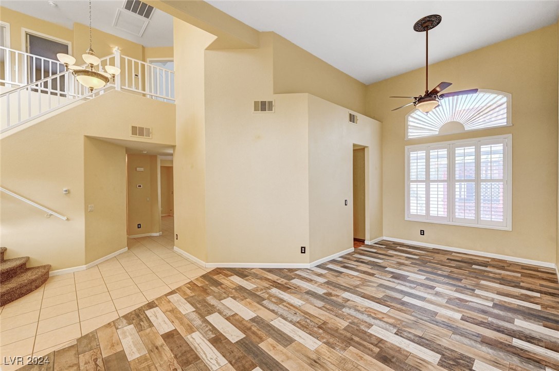 1708 Jack Rabbit Way Las Vegas, NV 89128 - Photo 4 of 16 Spacious living room with vaulted ceilings