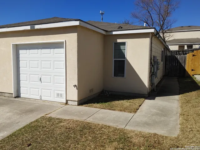a view of a house with a door