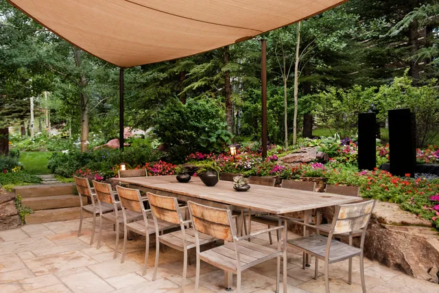 a house with trees in front of it