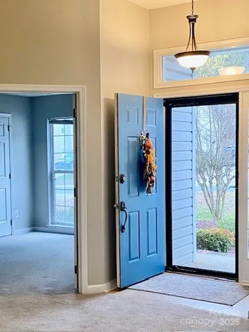 a view of a entryway door of the house