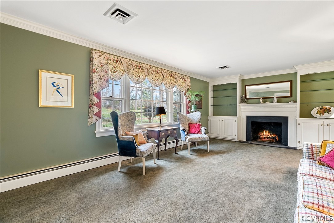 10311 Apache Road Richmond, VA 23235 - Photo 4 of 35 a living room with furniture and a fireplace