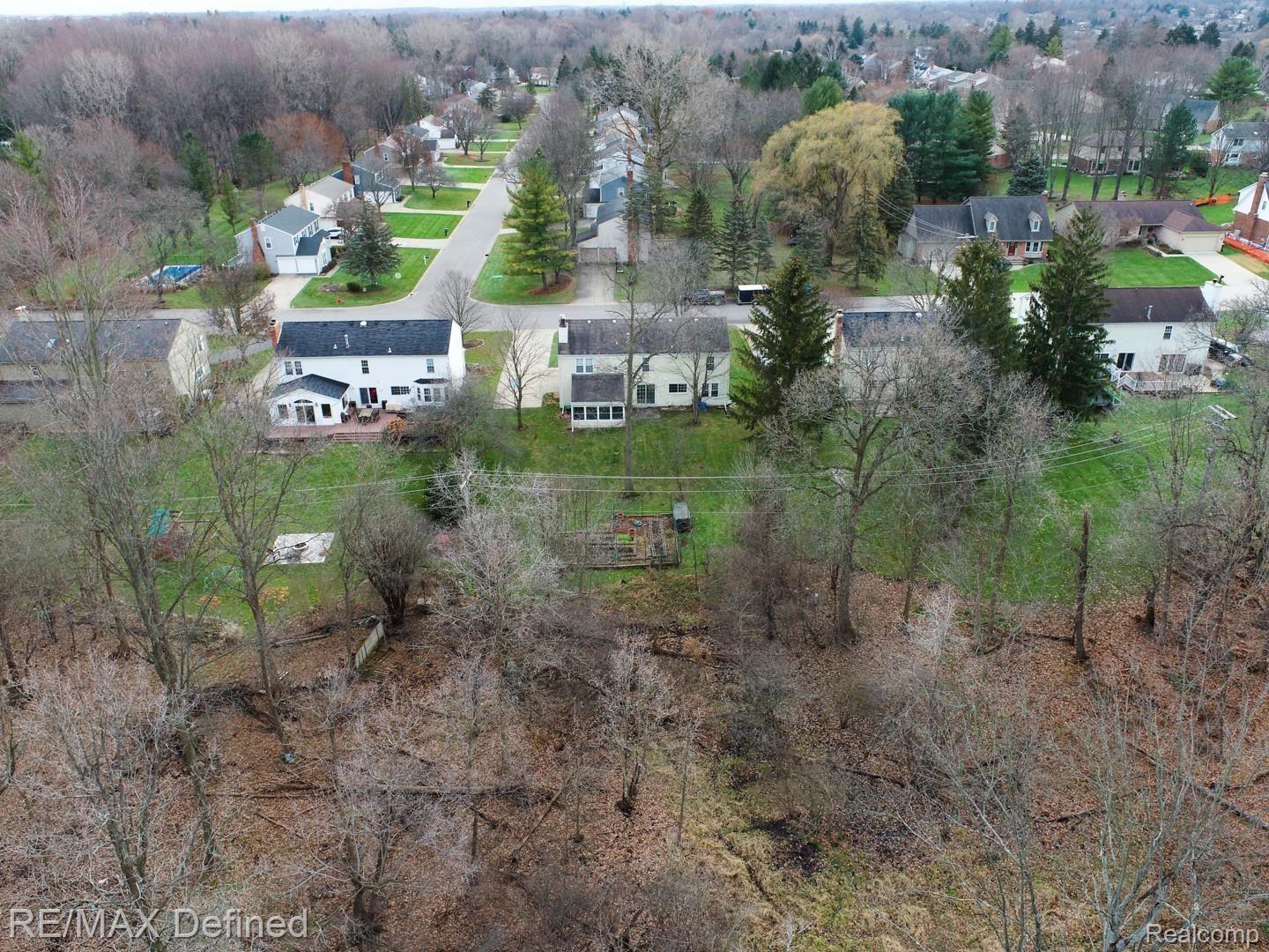 1576 North Fairview Lane Rochester, MI 48306 - Photo 12 of 30 Aerial Rear View