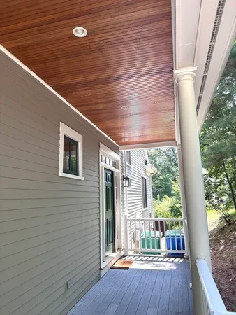 a view of outdoor space with deck