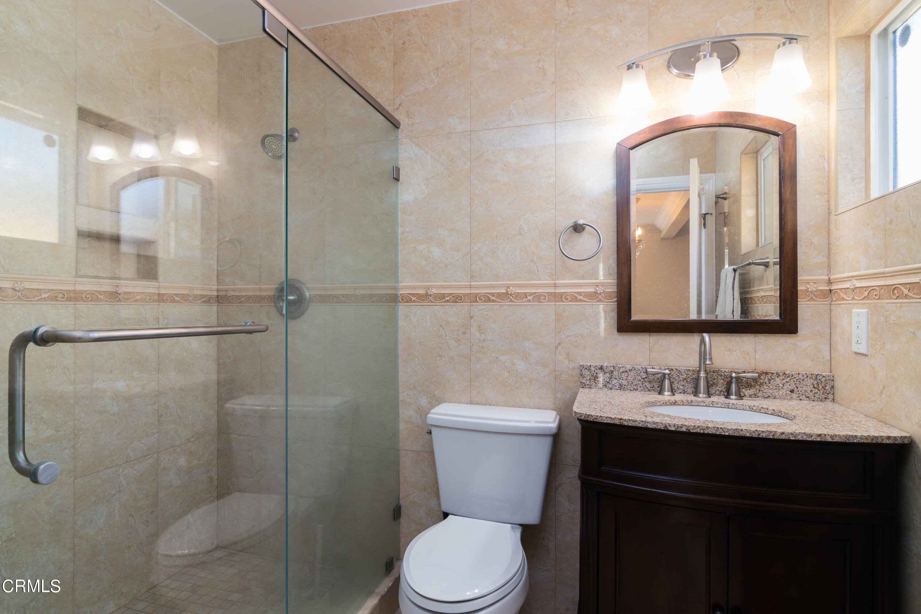 1275 Daveric Drive Pasadena, CA 91107 - Photo 16 of 29 a bathroom with a toilet sink and shower