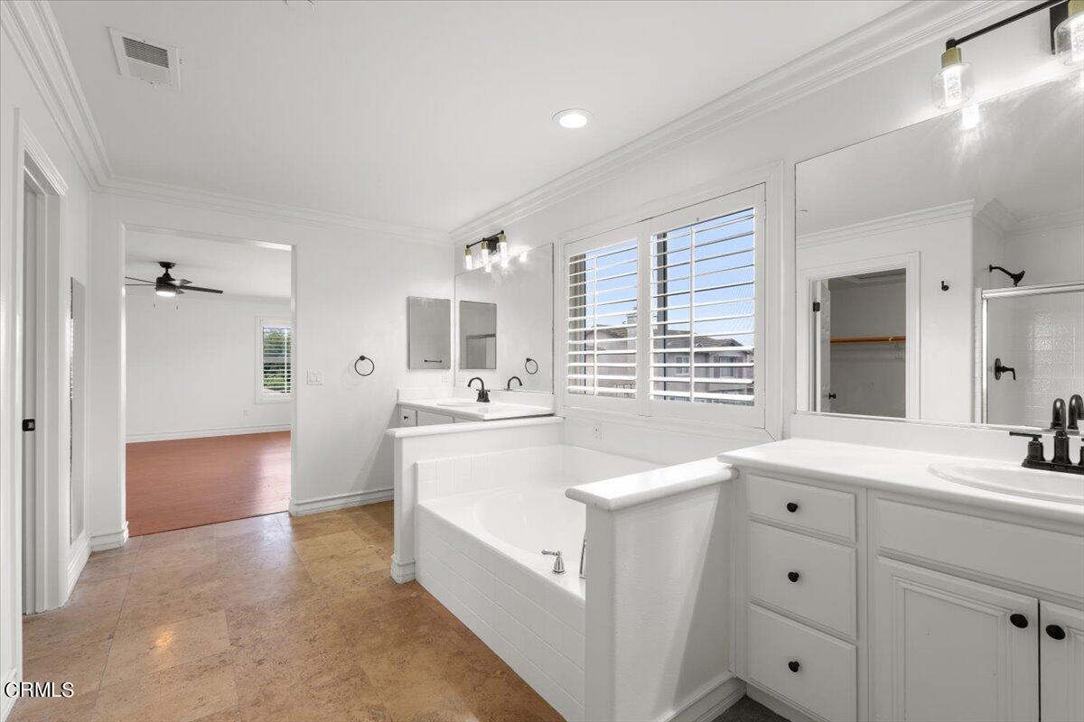 727 Entrada Drive Oxnard, CA 93030 - Photo 9 of 12 a view of counter top space with closet and wooden floor