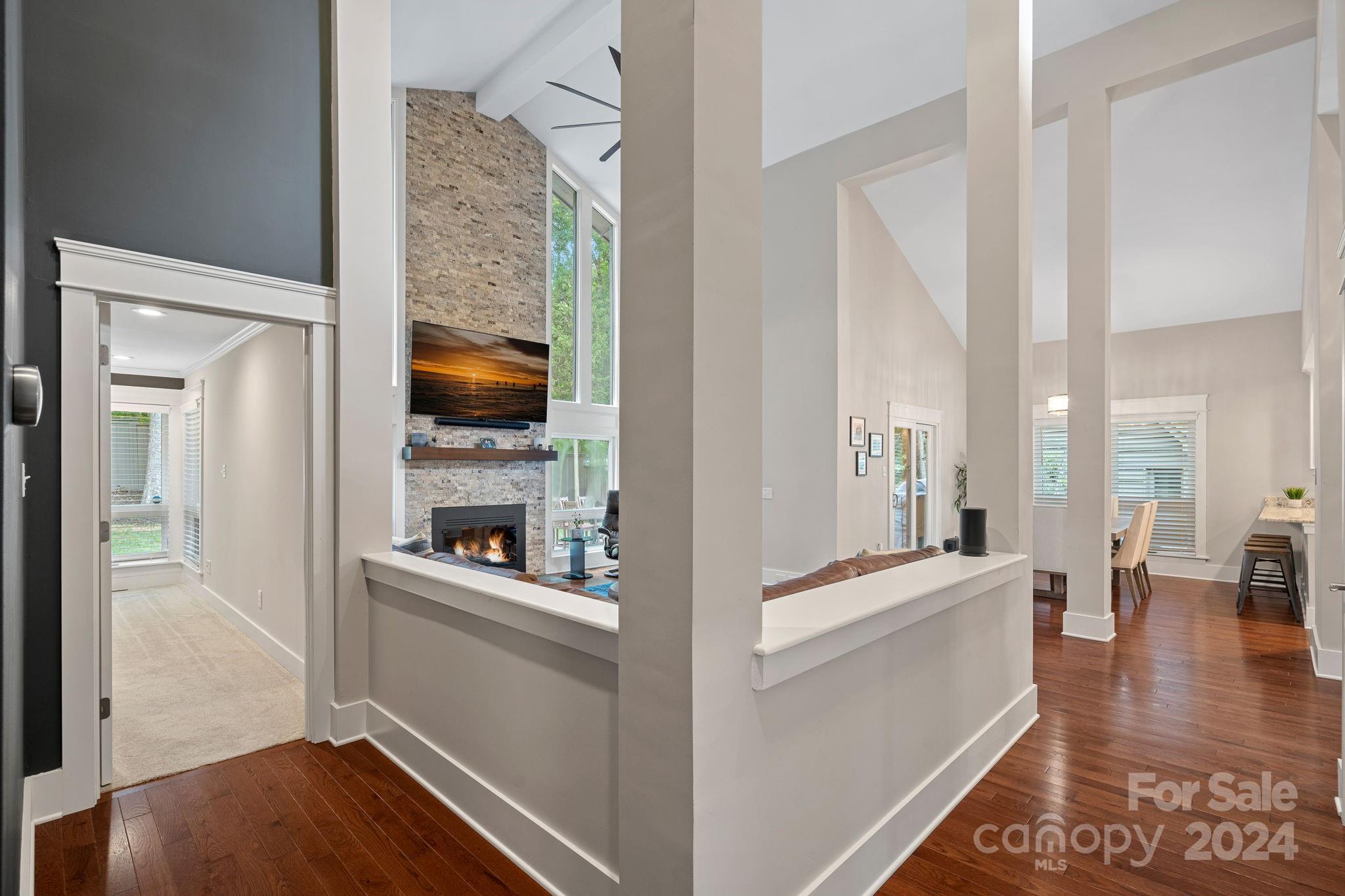 345 Jib Court Davidson, NC 28036 - Photo 21 of 40 a view of a living room and dining room