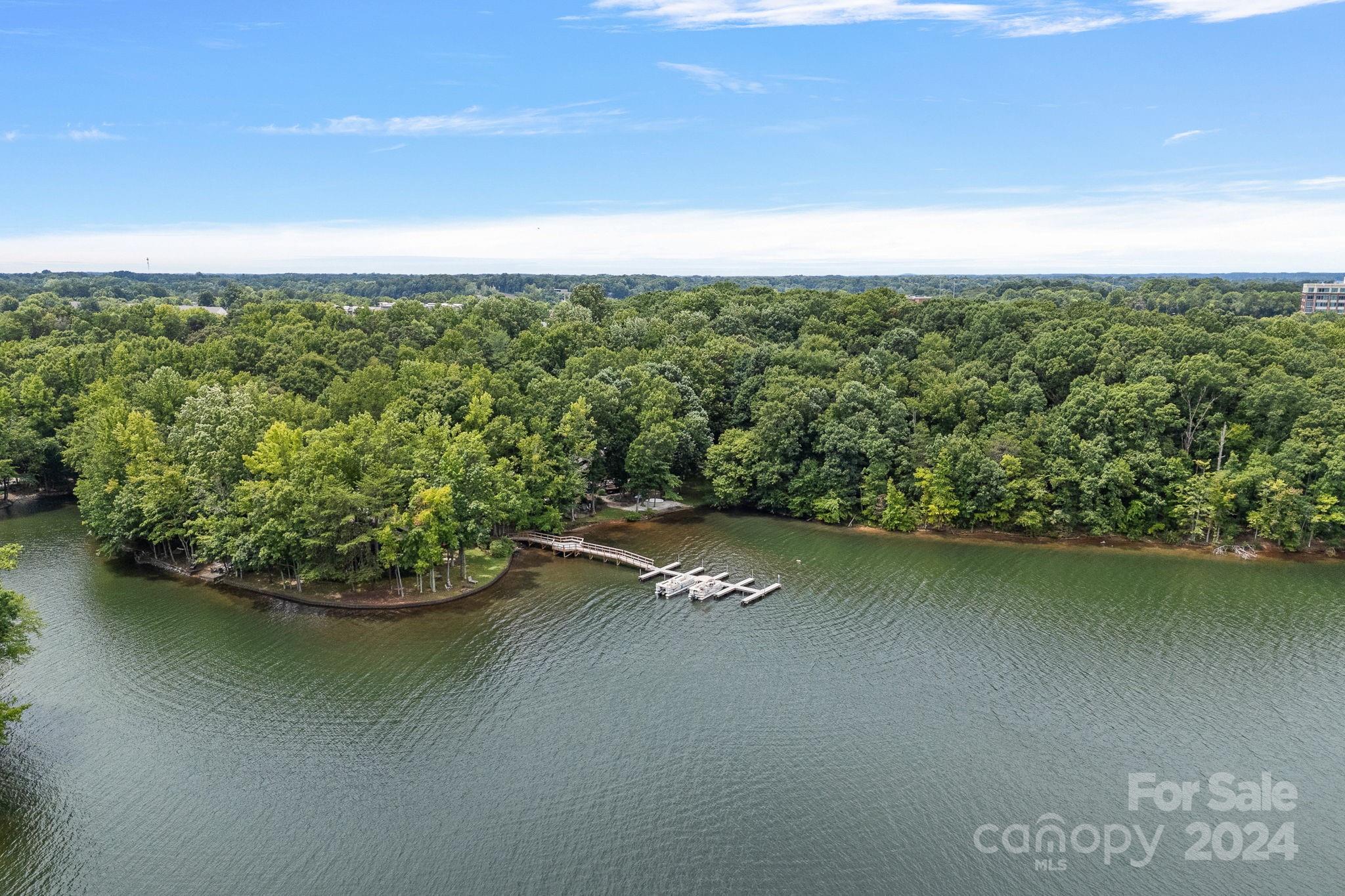 345 Jib Court Davidson, NC 28036 - Photo 36 of 40 a view of a lake with a city