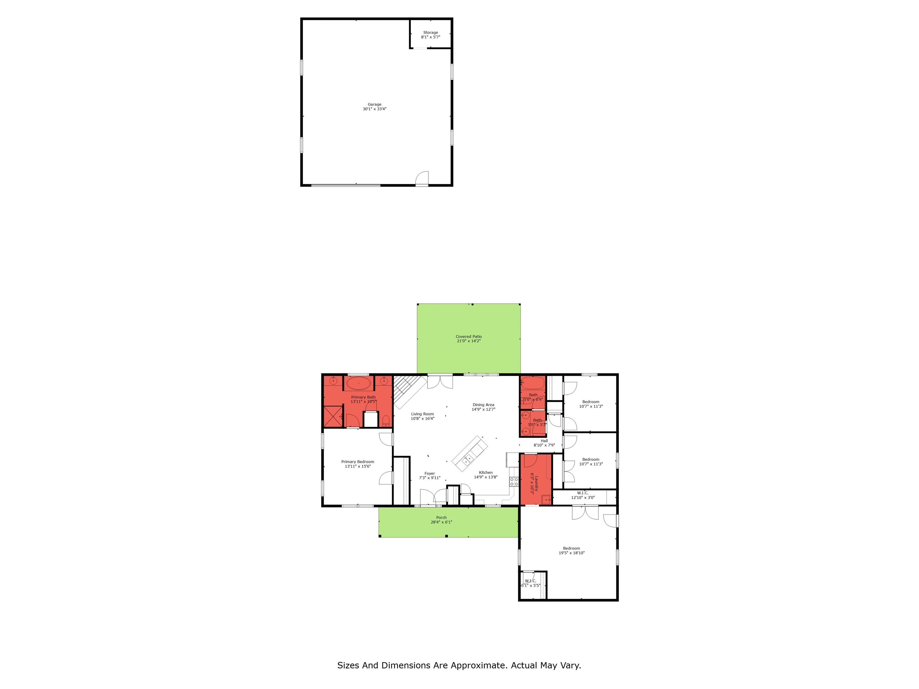 924 Brady Road North Bay Minette, AL 36507 - Photo 26 of 26 View of home floor plan