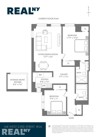 $1,490,000 | 148 West 23rd Street, Unit 3A | Chelsea