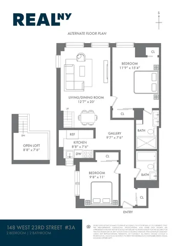 $1,490,000 | 148 West 23rd Street, Unit 3A | Chelsea