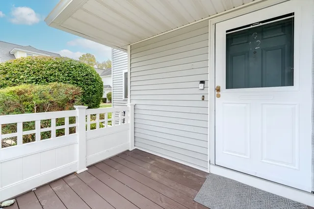 a view of front door
