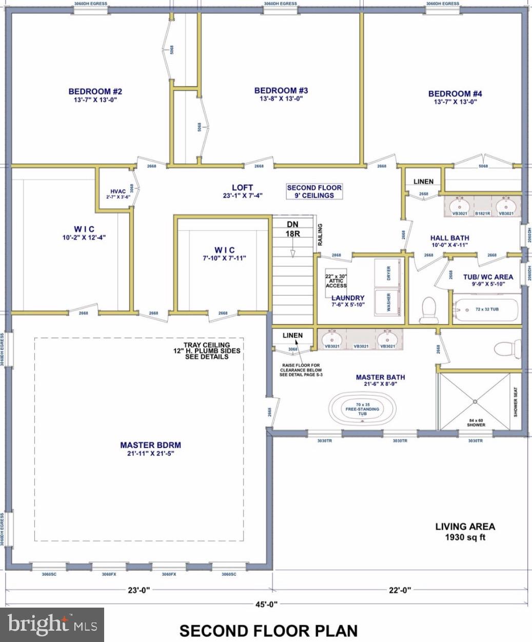 5612 Allender Road White Marsh, MD 21162 - Photo 5 of 5 Second floor plans