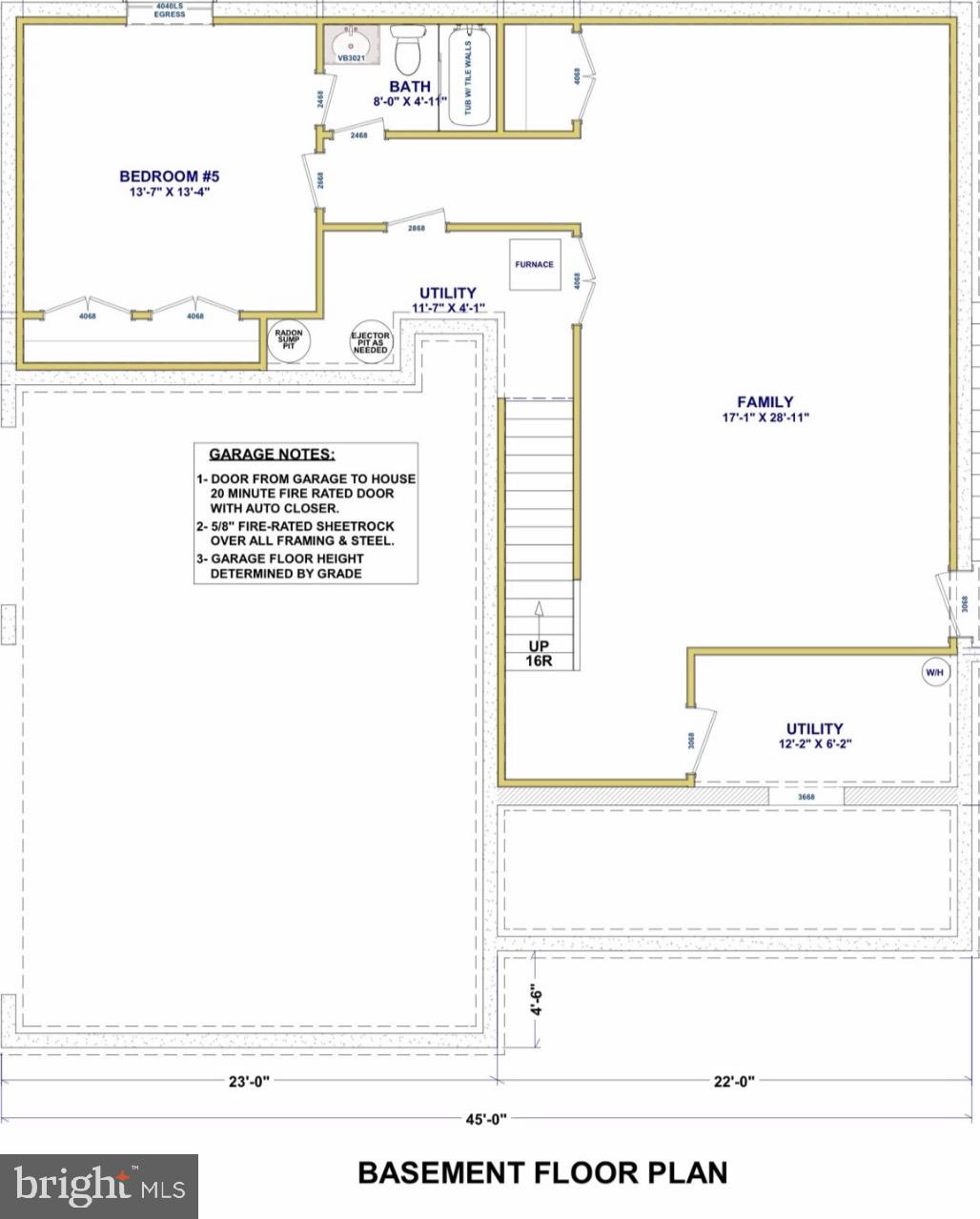 5612 Allender Road White Marsh, MD 21162 - Photo 3 of 5 Basement plans