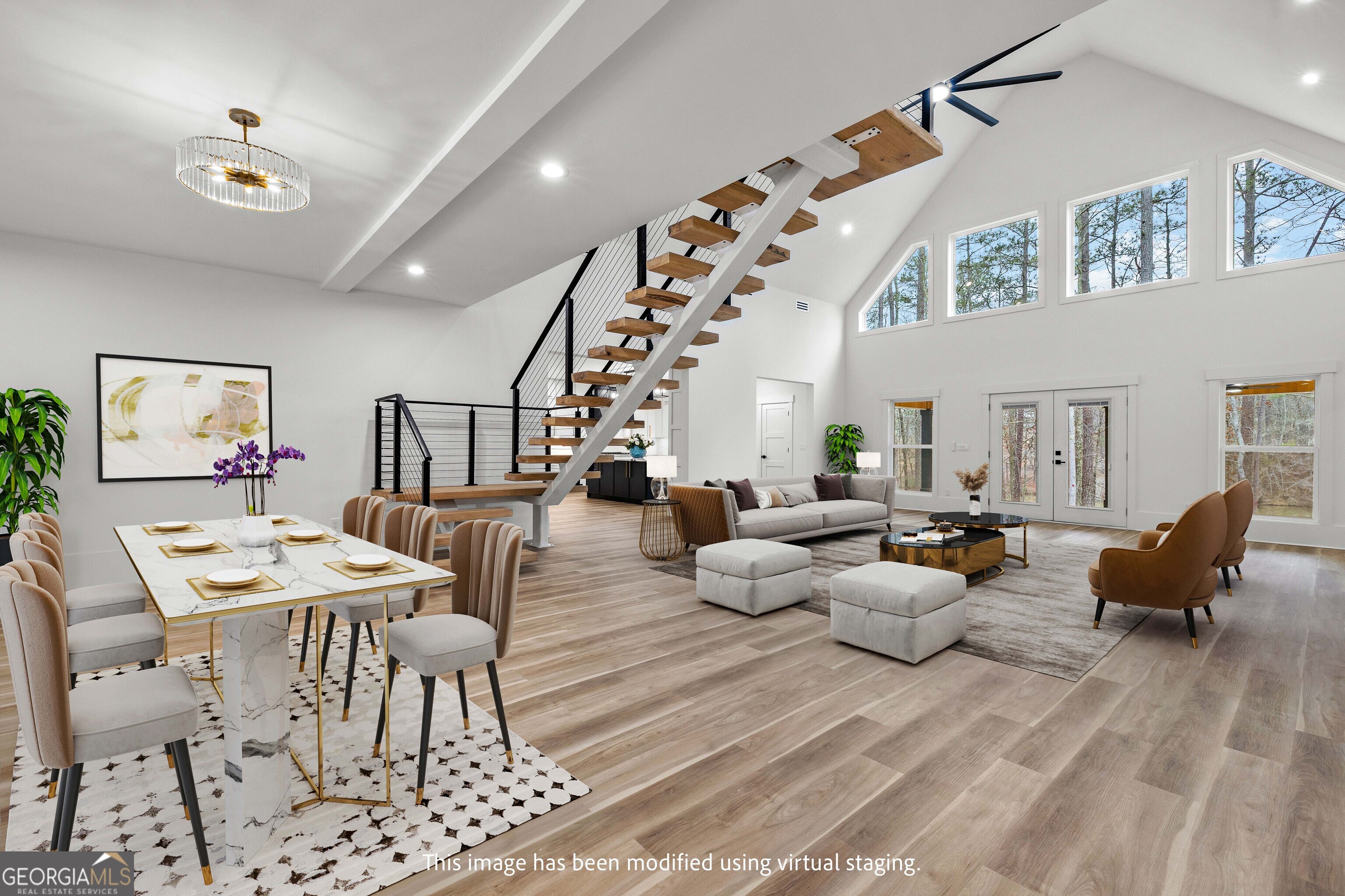 354 Turner Road Newnan, GA 30263 - Photo 10 of 83 a living room with furniture and wooden floor