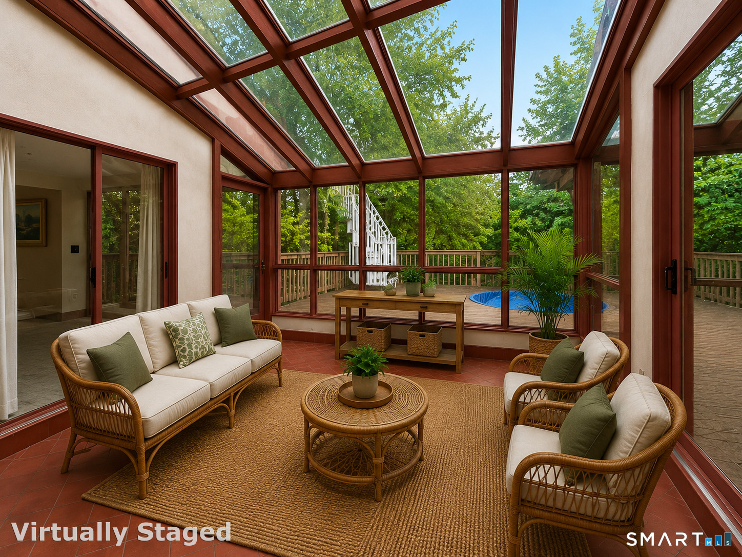 4 Ta'Agan Point Road Danbury, CT 06811 - Photo 9 of 22 a living room with furniture and a floor to ceiling window