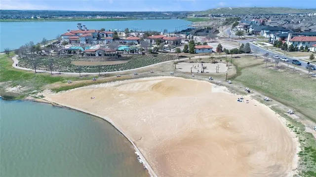 a view of a lake with a ocean view