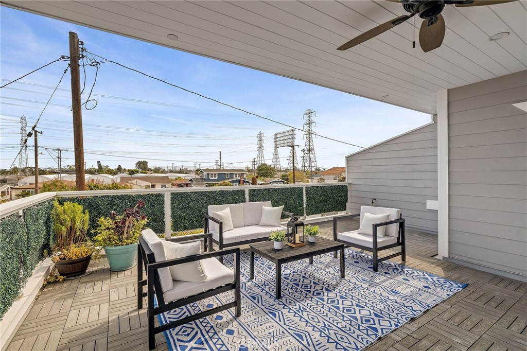 17512 Van Ness Avenue Torrance, CA 90504 - Photo 11 of 41 a terrace with outdoor seating and city view