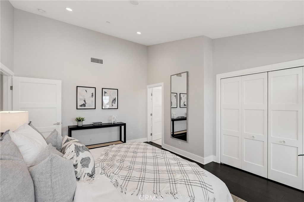 17512 Van Ness Avenue Torrance, CA 90504 - Photo 27 of 41 a bedroom with a bed and closet