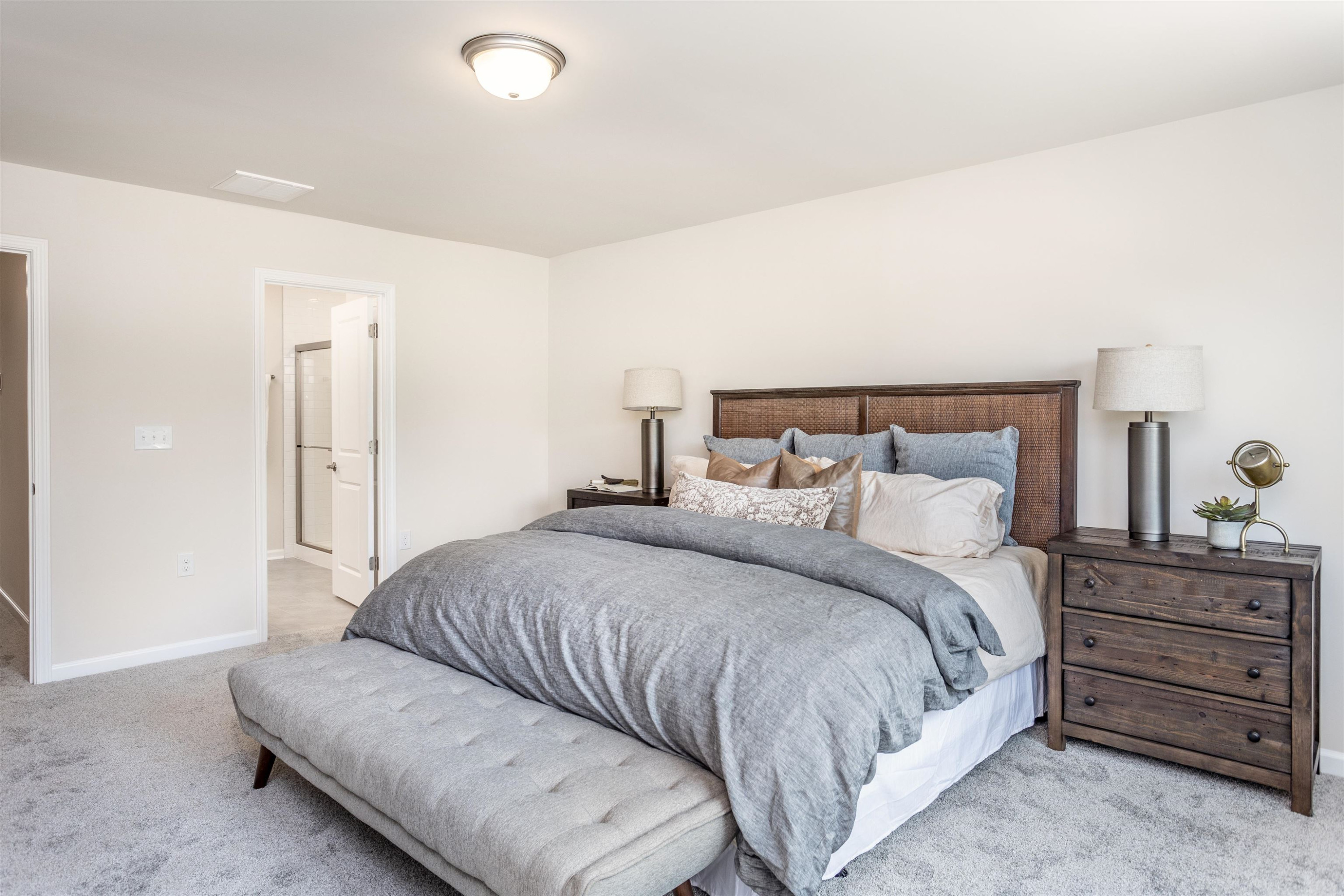5602 Preveza Place Raleigh, NC 27603 - Photo 13 of 21 a bedroom with a bed and with furniture