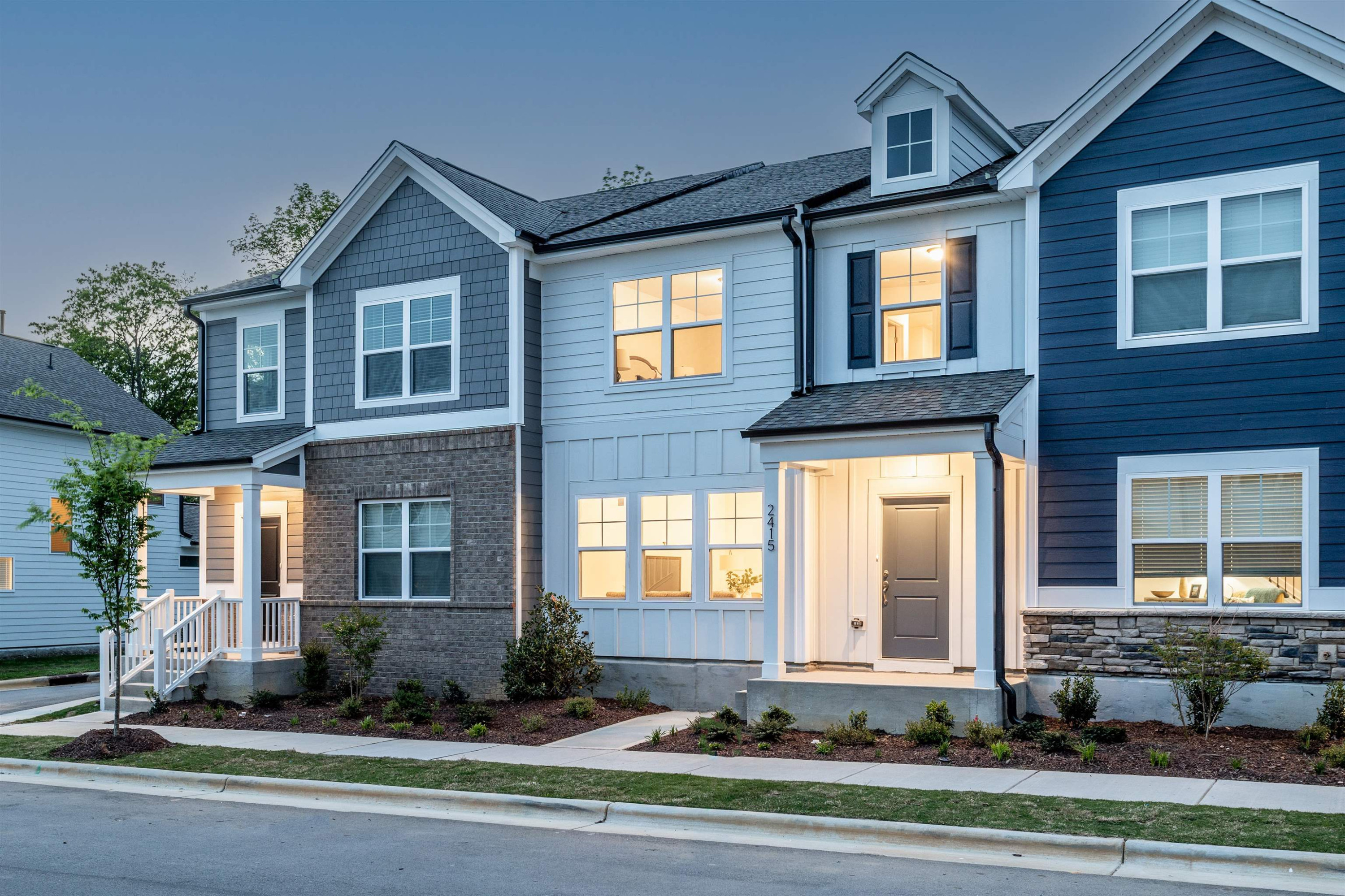 5602 Preveza Place Raleigh, NC 27603 - Photo 19 of 21 a front view of a house
