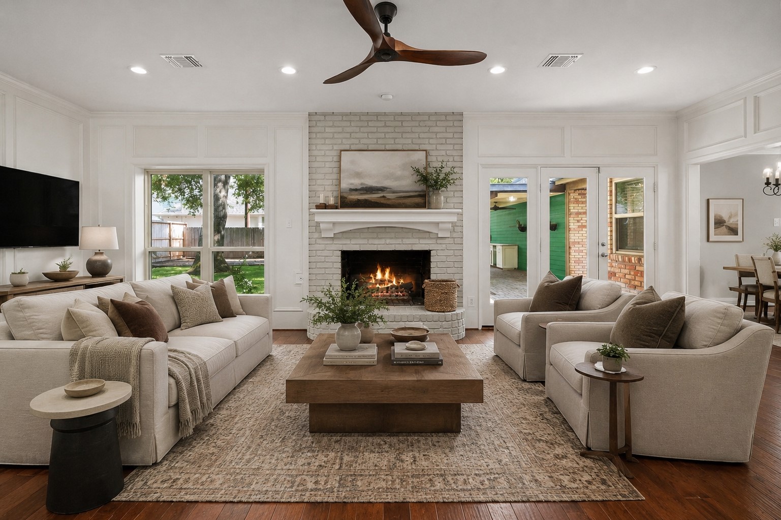16267 Salmon Lane Spring, TX 77379 - Photo 16 of 48 *Virtually Staged* photo shows this warm, spacious furniture arrangement in the living room.