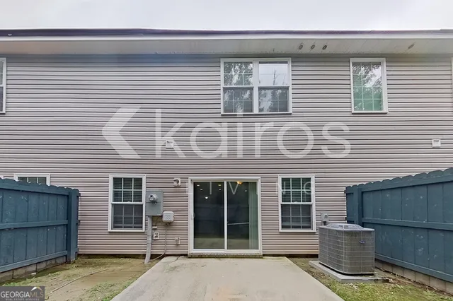 a front view of a house with a window