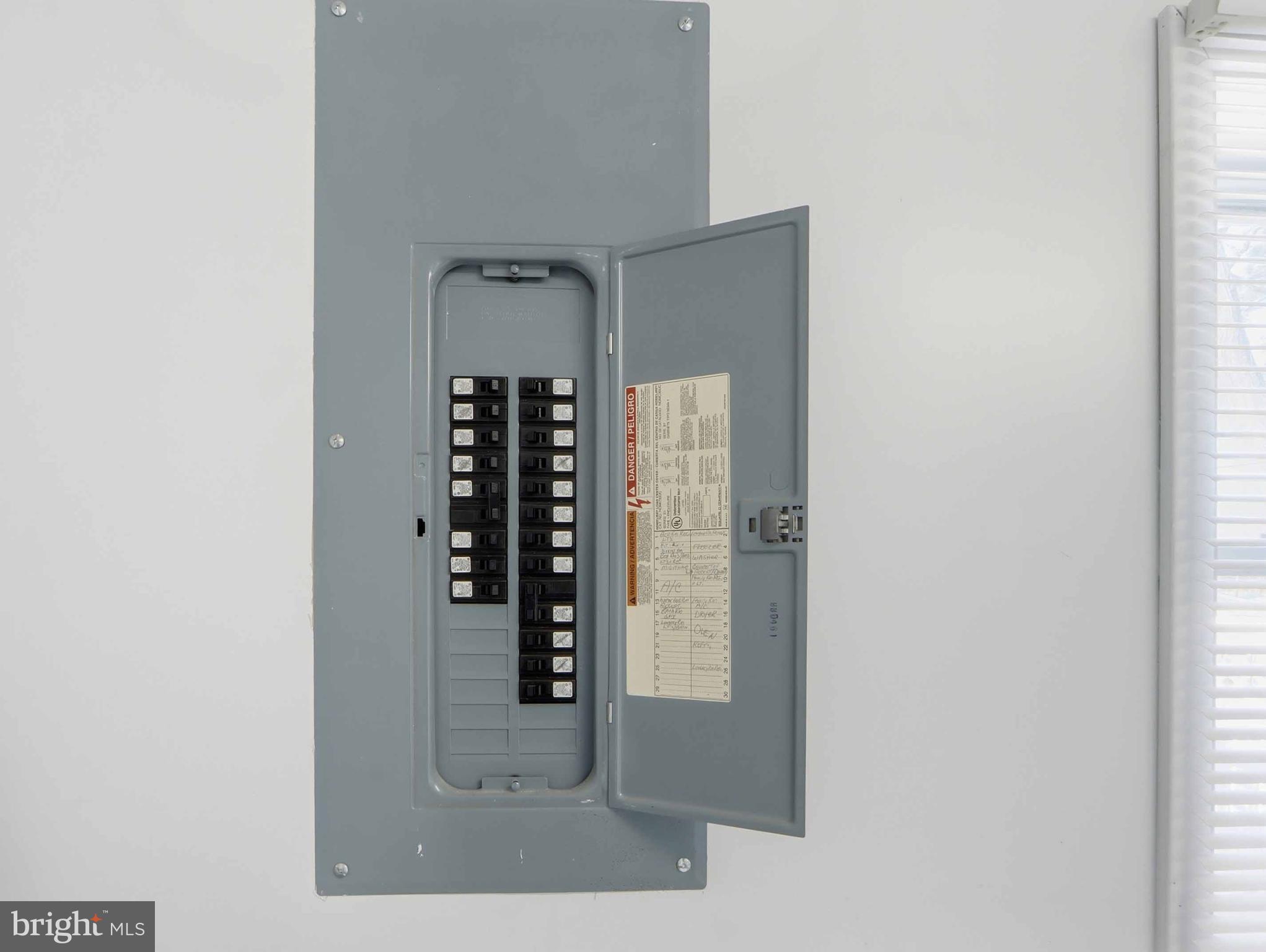 6715 Alter Street Baltimore, MD 21207 - Photo 45 of 47 Electrical panel with lots of room for additions