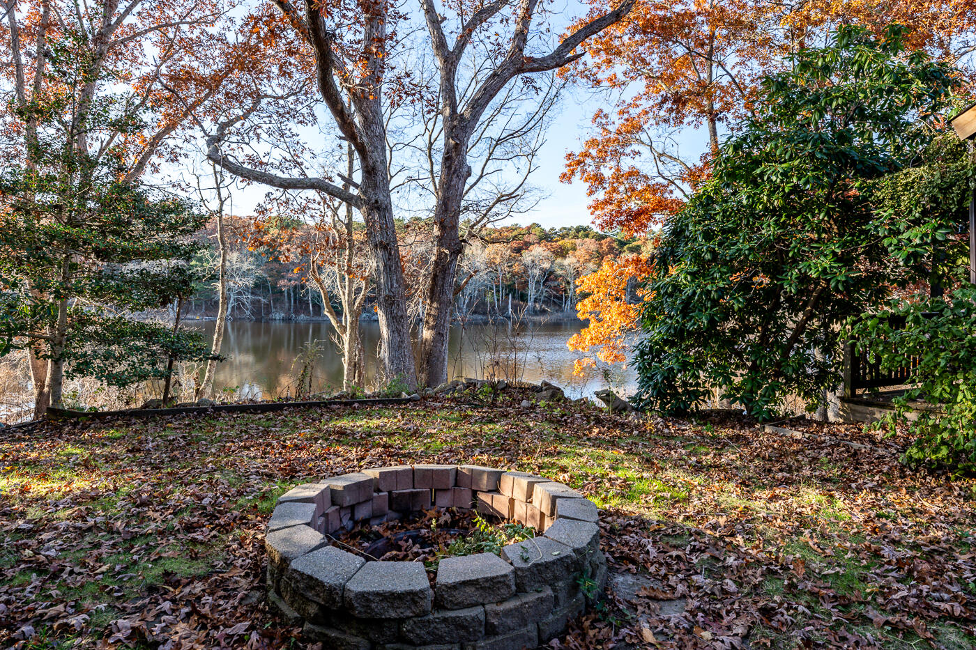 119 Valley Bars Road Bourne, MA 02532 - Photo 38 of 46 a view of a yard with fountain