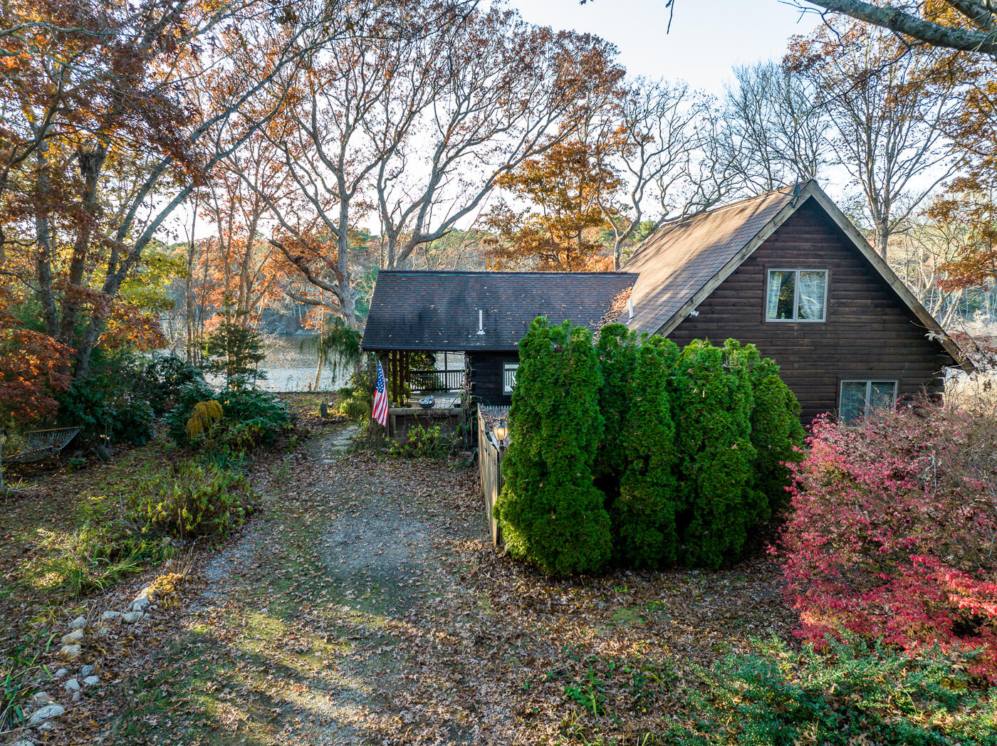 119 Valley Bars Road Bourne, MA 02532 - Photo 39 of 46 a view of a back yard of the house