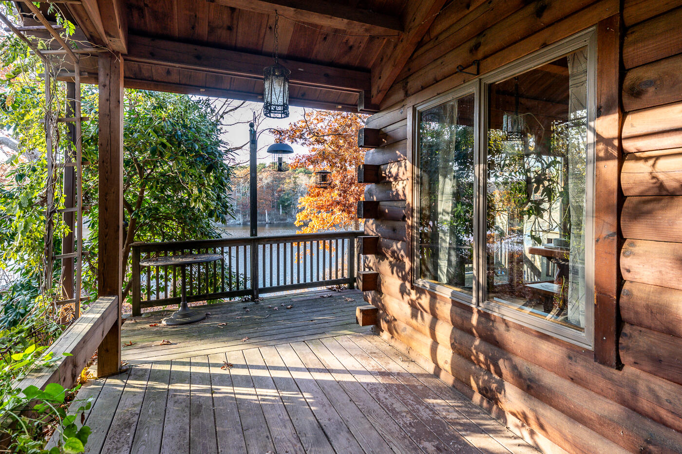 119 Valley Bars Road Bourne, MA 02532 - Photo 45 of 46 a view of a balcony with wooden floor