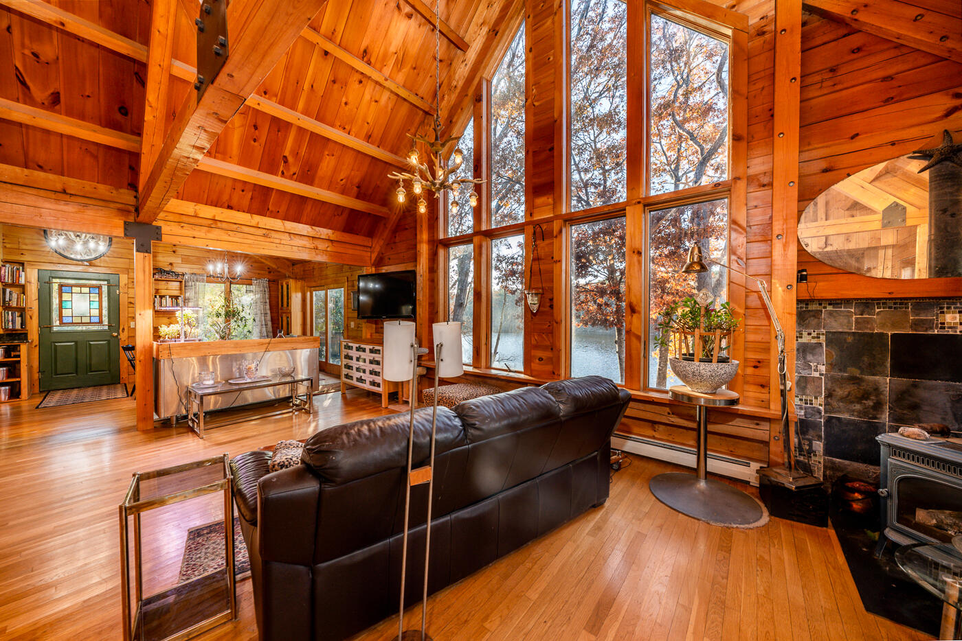 119 Valley Bars Road Bourne, MA 02532 - Photo 6 of 46 a living room with furniture and a flat screen tv