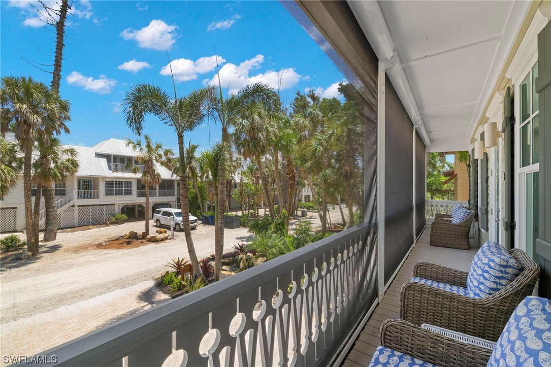 11517 Wightman Lane Captiva, FL 33924 - Photo 27 of 48 a view of balcony with furniture