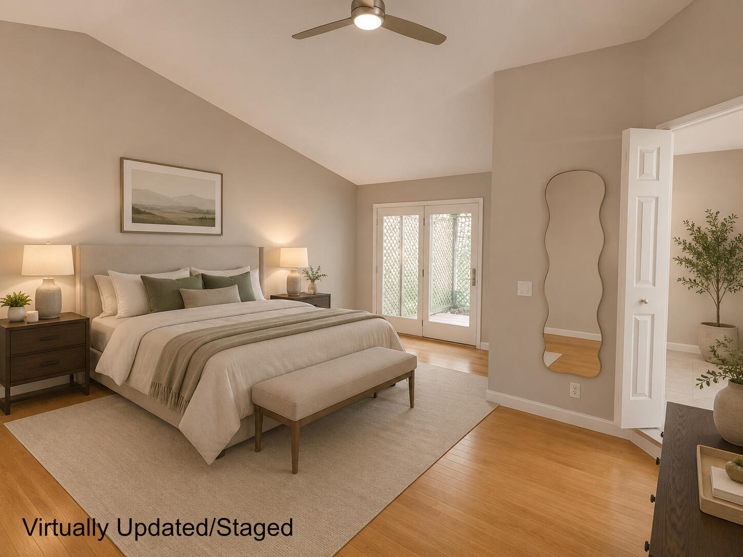 17871 North Fruitport Road Spring Lake, MI 49456 - Photo 12 of 38 Primary Bedroom Virtually Staged
