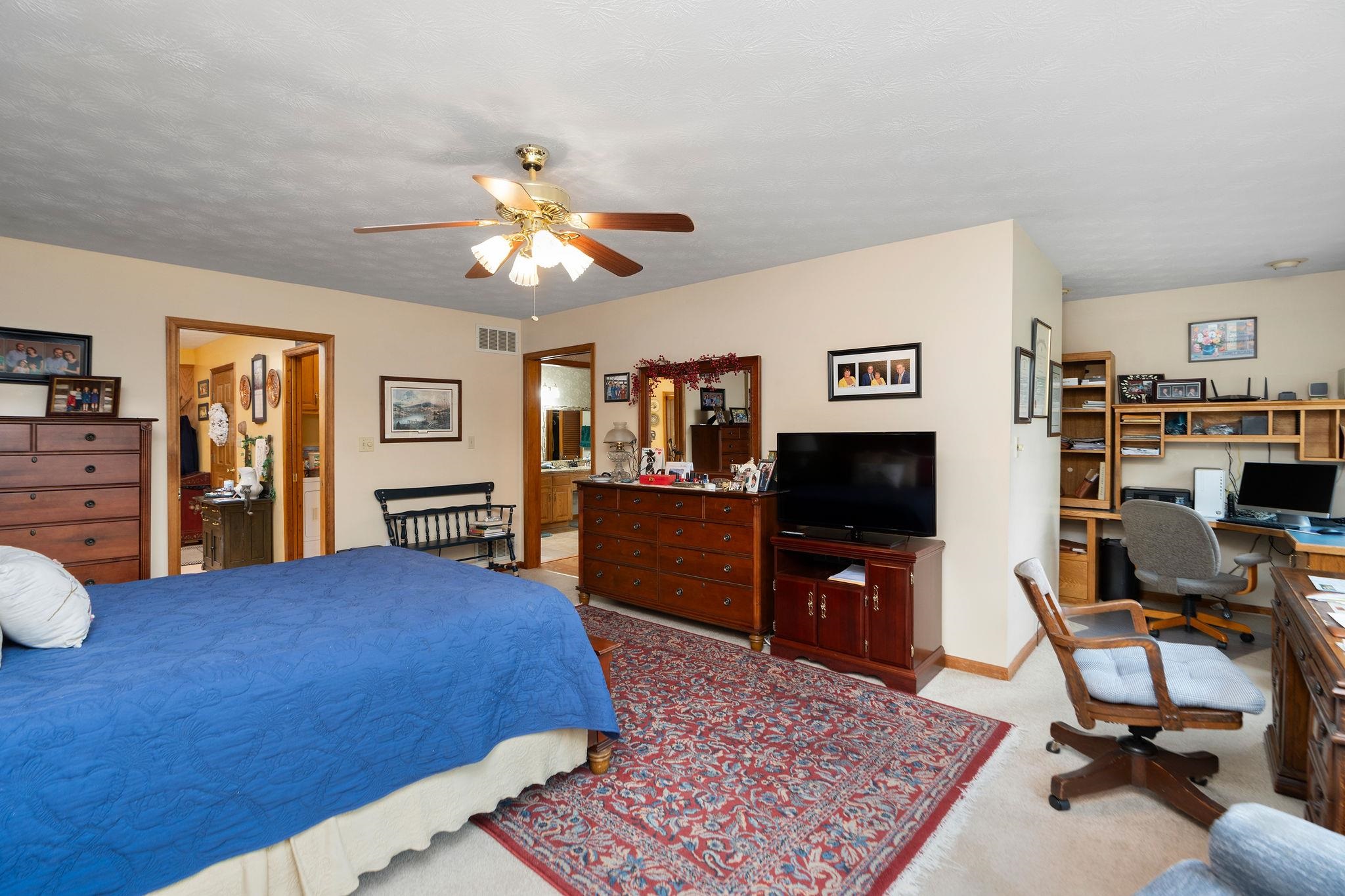53 Fort River Road Verona, VA 24482 - Photo 25 of 75 a living room with furniture and a flat screen tv