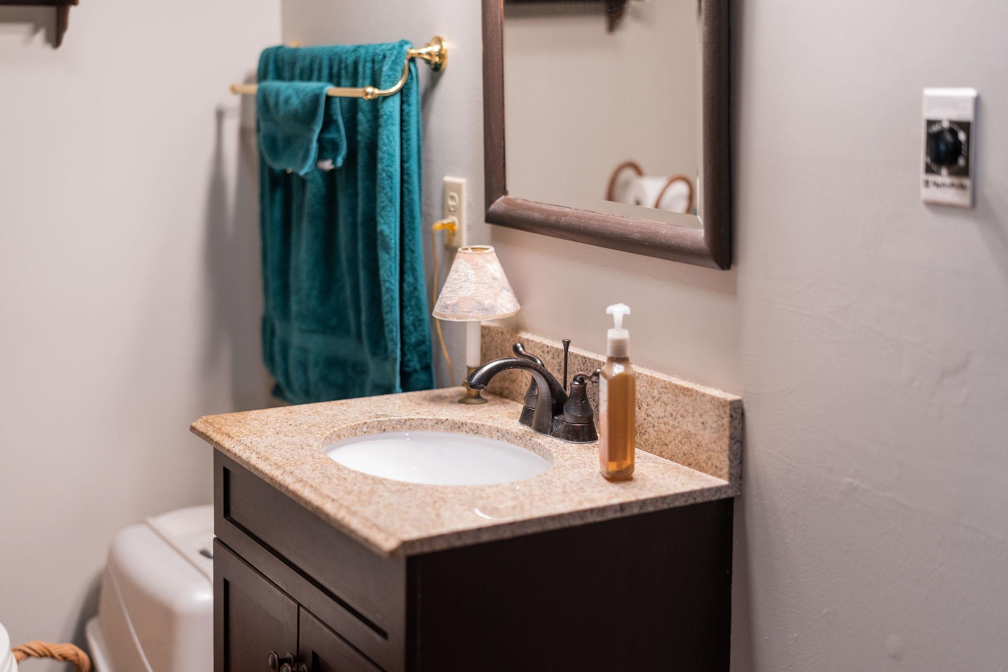 53 Fort River Road Verona, VA 24482 - Photo 40 of 75 a bathroom with a sink and a mirror