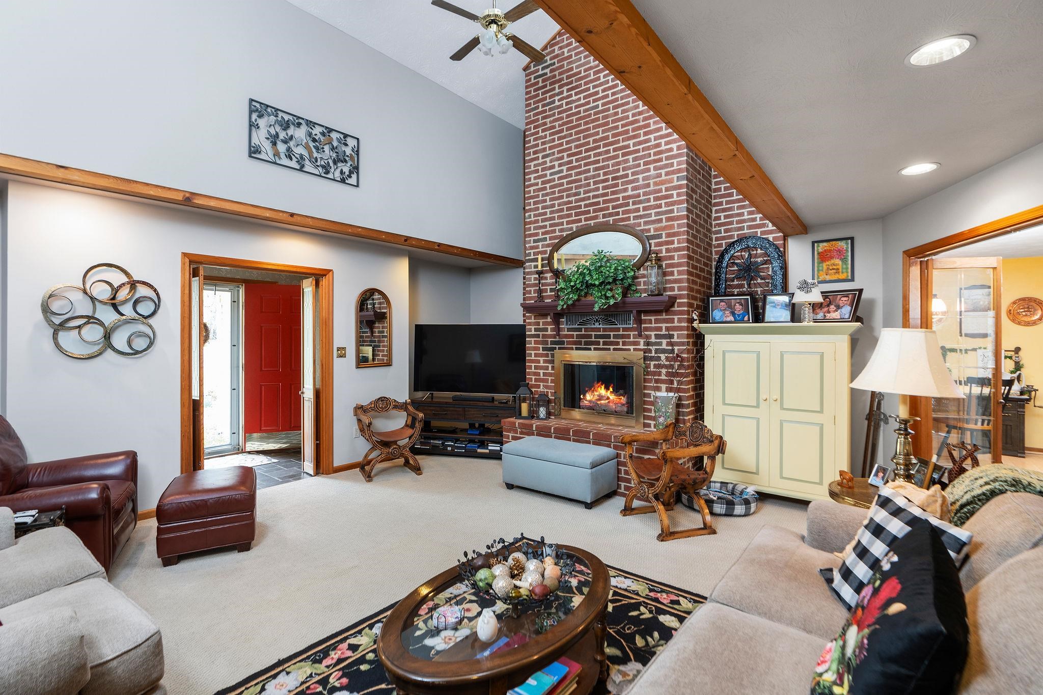 53 Fort River Road Verona, VA 24482 - Photo 8 of 75 a living room with furniture and a flat screen tv