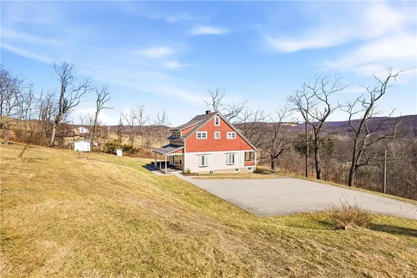 a view of outdoor space with trees