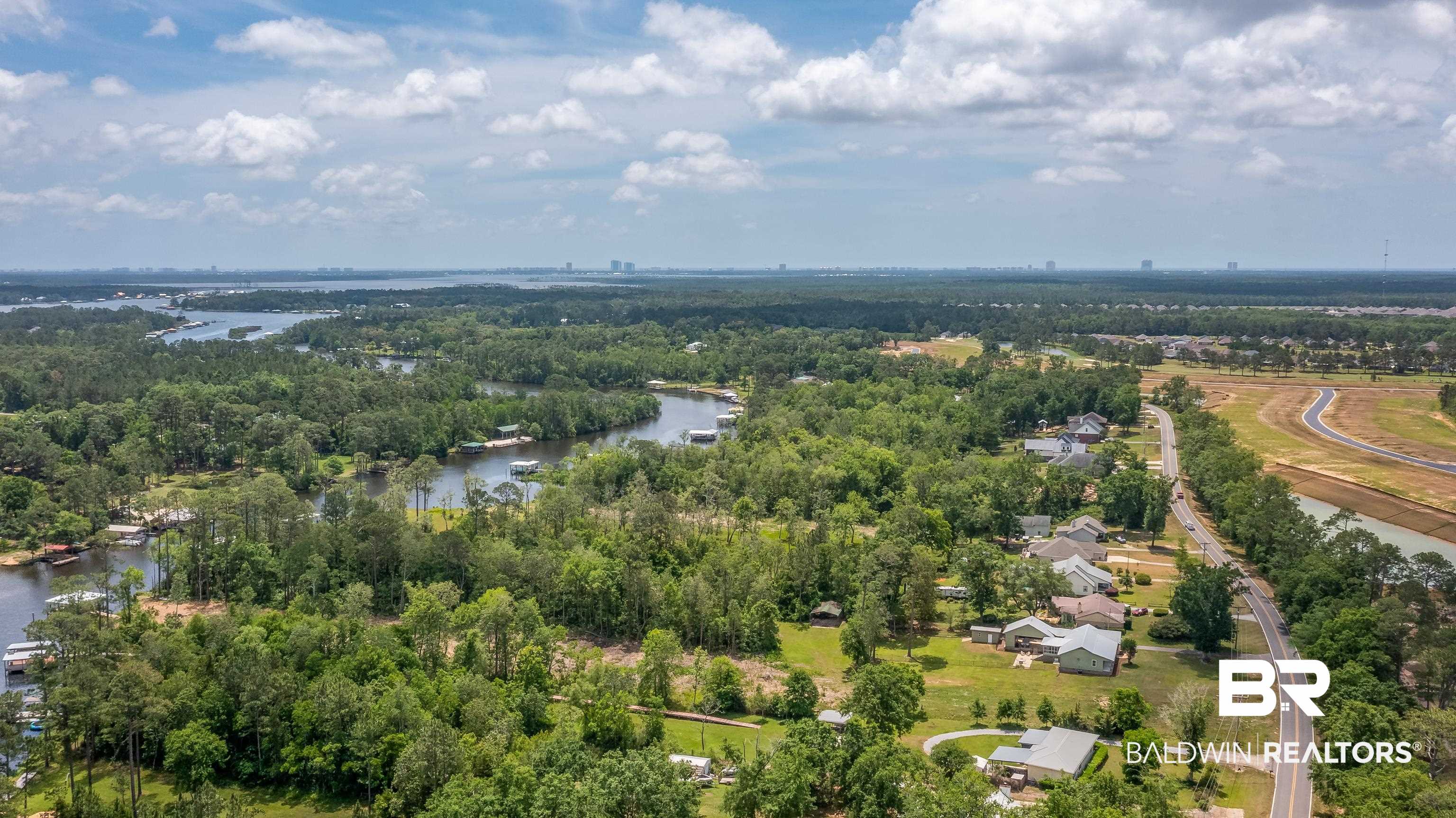 9771 Clarke Ridge Road Foley, AL 36535 - Photo 66 of 72 Bird's eye view featuring a water view